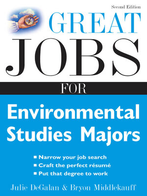 cover image of Great Jobs for Environmental Studies Majors